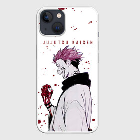 Чехол для iPhone 13 с принтом Ryomen Sukuna Jujutsu Kaisen в Курске,  |  | anime | imaginary demon | jujutsu kaisen | king of curses | manga | ryomen sukuna | sorsery fight | аниме | двуликий призрак | джутсу кайсен | дзюдзюцу кайсэн | король проклятий | магическая битва | манга | проклятия | проклятый дух