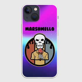 Чехол для iPhone 13 mini с принтом MARSHMELLO | МАРШМЕЛЛОУ (Z) в Курске,  |  | dj | marshmello | marshmelo | маршмелло | маршмеллоу | маршмелоу