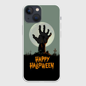 Чехол для iPhone 13 mini с принтом Happy Halloween в Курске,  |  | halloween | holiday | pumpkin | samayn | vampire | zombie | вампир | ведьма | вечеринка | день всех святых | зомби | карнавал | маскарад | мертвец | оборотень | привидение | самайн | светильник джека | страшный джек | труп