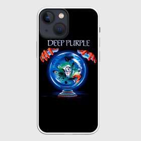 Чехол для iPhone 13 mini с принтом Slaves and Masters   Deep Purple в Курске,  |  | deep purple | альбом | гловер | группа | дееп | деп | ди | дип перпл | диперпл | дипперпл | иэн гиллан | иэн пэйс | лого | логотип | метал | морс | пепл | прогрессивный | психоделический | рок | символ | хард