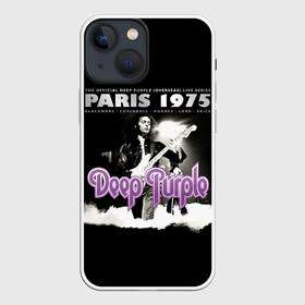 Чехол для iPhone 13 mini с принтом Deep Purple   Paris 1975 в Курске,  |  | deep purple | альбом | гловер | группа | дееп | деп | ди | дип перпл | диперпл | дипперпл | иэн гиллан | иэн пэйс | лого | логотип | метал | морс | пепл | прогрессивный | психоделический | рок | символ | хард