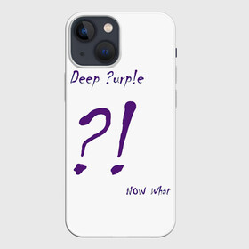 Чехол для iPhone 13 mini с принтом Now What Deep Purple в Курске,  |  | deep purple | альбом | гловер | группа | дееп | деп | ди | дип перпл | диперпл | дипперпл | иэн гиллан | иэн пэйс | лого | логотип | метал | морс | пепл | прогрессивный | психоделический | рок | символ | хард