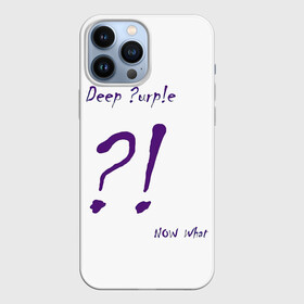 Чехол для iPhone 13 Pro Max с принтом Now What Deep Purple в Курске,  |  | Тематика изображения на принте: deep purple | альбом | гловер | группа | дееп | деп | ди | дип перпл | диперпл | дипперпл | иэн гиллан | иэн пэйс | лого | логотип | метал | морс | пепл | прогрессивный | психоделический | рок | символ | хард