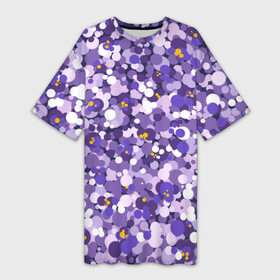 Платье-футболка 3D с принтом Анютины глазки узор в Курске,  |  | Тематика изображения на принте: абстрактные цветы | абстракция | красивые цветы | розовые цветы | розовый цветок | сиреневые цветы | сиреневый цветок | стилизация | фиолетовые цветы | фиолетовый цветок | цветок | цветы