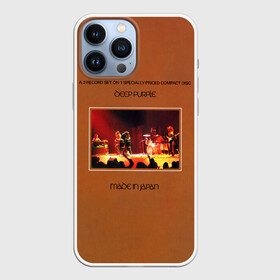 Чехол для iPhone 13 Pro Max с принтом Made in Japan   Deep Purple в Курске,  |  | Тематика изображения на принте: deep purple | альбом | гловер | группа | дееп | деп | ди | дип перпл | диперпл | дипперпл | иэн гиллан | иэн пэйс | лого | логотип | метал | морс | пепл | прогрессивный | психоделический | рок | символ | хард