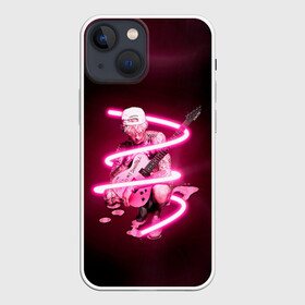 Чехол для iPhone 13 mini с принтом Pink MGK в Курске,  |  | hip hop | machine gun kelly | mgk | rap | rep | исполнители | исполнитель | колсон бэйкер | машин ган келли | музыка | реп