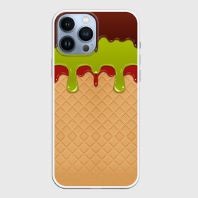 Чехол для iPhone 13 Pro Max с принтом Мороженое | Ice Scream (Z) в Курске,  |  | frozen | ice | ice cream | ice scream | sundae | waffle | вафля | вкусное | десерт | лакомство | мороженное | мороженое | пломбир | рожок | трубочка | фруктовый лёд | эскимо