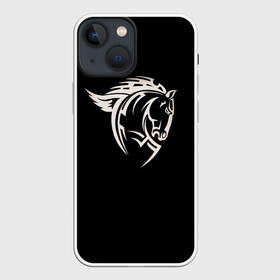 Чехол для iPhone 13 mini с принтом Конь армейский в Курске,  |  | армейцы | конь | красно синие | рпл | русский футбол | футбол | цвбп | цска