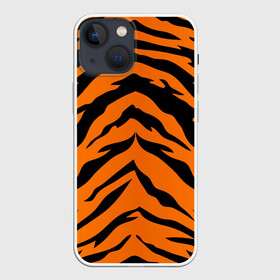 Чехол для iPhone 13 mini с принтом Шкура тигра в Курске,  |  | 2022 | tiger | животное | полосатый | полоски | полосы | тигр | хищник