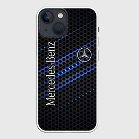 Чехол для iPhone 13 mini с принтом MERCEDES LOGO NEON в Курске,  |  | Тематика изображения на принте: amg | mercedes | авто | автомобиль | иномарка | логотип | машина | мерс | мерседес | соты | стальная броня | текстура