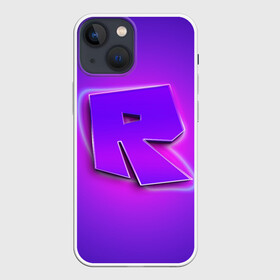 Чехол для iPhone 13 mini с принтом ROBLOX NEON LOGO | РОБЛОКС в Курске,  |  | neon | roblox | игра | компьютерная игра | логотип | неон | онлайн | онлайн игра | роблакс | роблокс