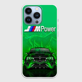 Чехол для iPhone 13 Pro с принтом BMW GREEN STYLE в Курске,  |  | auto | bmw | car | cool | fire | flame | germany | green | horse | авто | бмв | бумер | бэха | германия | зеленый | машина | немец | огонь | тачки