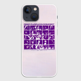 Чехол для iPhone 13 mini с принтом Deep Purple in Concert в Курске,  |  | deep purple | альбом | гловер | группа | дееп | деп | ди | дип перпл | диперпл | дипперпл | иэн гиллан | иэн пэйс | лого | логотип | метал | морс | пепл | прогрессивный | психоделический | рок | символ | хард