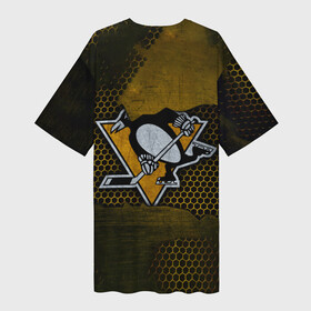 Платье-футболка 3D с принтом Pittsburgh Penguins на спине в Курске,  |  | canada | ice | nhl | pittsburgh penguins | sport | usa | зима | канада | лед | малкин | пингвины | питсбург | спорт | сша | хоккей | шайбу