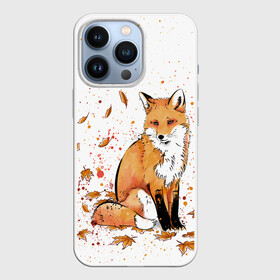 Чехол для iPhone 13 Pro с принтом ЛИСА В ЛИСТЬЯХ   ОСЕННЕЕ НАСТРОЕНИЕ   FOX IN THE FOREST в Курске,  |  | autumn | forest | fox | животные | звери | лес | лиса | листья | музыка | ноты | осень | песни | природа