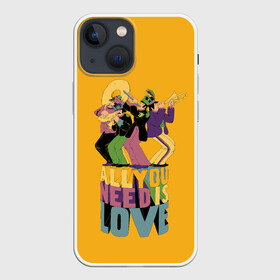 Чехол для iPhone 13 mini с принтом Всё что тебе нужно это любовь в Курске,  |  | alternative | beatles | music | rock | альтернатива | битлс | битлы | джон леннон | джордж харрисон | металл | музыка | пол маккартни | ринго старр | рок