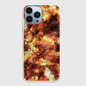 Чехол для iPhone 13 Pro Max с принтом Кожаный камуфляж в Курске,  |  | burns | camouflage | dirty | disguise | leather | stains | грязные | камуфляж | кожа | маскировка | обгорелая | ожоги | пятна | разводы