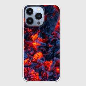 Чехол для iPhone 13 Pro с принтом Магия углей в Курске,  |  | ash | bonfire | coals | fire | heat | magic | nature | smoldering | tourism | woody | древесные | жар | костер | магия | огонь | пепел | природа | тлеющие | туризм | угли