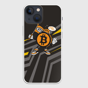 Чехол для iPhone 13 mini с принтом BTC монета в Курске,  |  | bitcoin | btc | альткоин | альты | биткоин | биток | бтс | бтц | крипта | криптовалюта