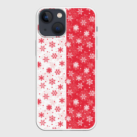 Чехол для iPhone 13 mini с принтом Снежинки   новогодние узоры в Курске,  |  | merry christmas | дед мороз | ёлка | зима | мороз | новый год | праздник | рождество | с новым годом | сантаклаус | снег | снеговик | снегурочка | снежинки | снежные узоры | узоры