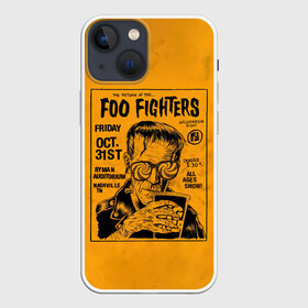 Чехол для iPhone 13 mini с принтом THE RETURN OF THE... FOO FIGHTERS в Курске,  |  | ff | foo fighters | альтернативный | группа | дэйв грол | крис шифлетт | метал | музыка | надпись | нэйт мендел | постгранж | пэт смир | рок | тейлор хокинс | фу файтерс | фф | хард | хардрок