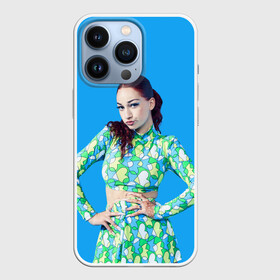 Чехол для iPhone 13 Pro с принтом Bhad babie blue в Курске,  |  | Тематика изображения на принте: bhad bhabie | danielle bregoli | hip hop | rap | rep | бхад бхайби | даниэлла бреголи | исполнители | исполнитель | музыка | реп