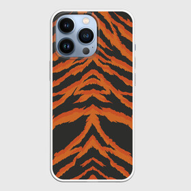 Чехол для iPhone 13 Pro с принтом Шкура тигра оранжевая в Курске,  |  | tiger | tiger fur | tiger hide | tiger texture | текстура тигра | тигр | тигровая