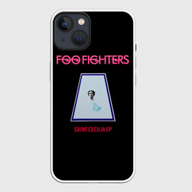 Чехол для iPhone 13 с принтом Saint Cecilia   Foo Fighters в Курске,  |  | ff | foo fighters | альтернативный | группа | дэйв грол | крис шифлетт | метал | музыка | надпись | нэйт мендел | постгранж | пэт смир | рок | тейлор хокинс | фу файтерс | фф | хард | хардрок