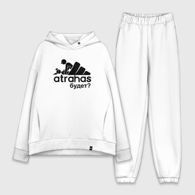 Женский костюм хлопок Oversize с принтом ATRAHAS в Курске,  |  | adidas | atrahas | адидас