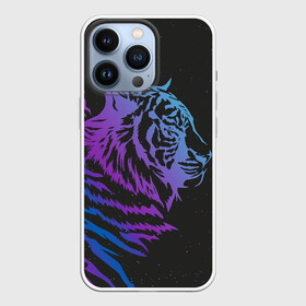 Чехол для iPhone 13 Pro с принтом Tiger Neon в Курске,  |  | tiger | неон | полосы | тигр | хищник