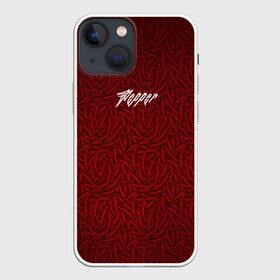 Чехол для iPhone 13 mini с принтом Chili Pepper в Курске,  |  | chili | chili pepper | hot pepper | pepper | red chili pepper | red pepper | красный перец | острый перец | перец | перец чили | перчик | чили