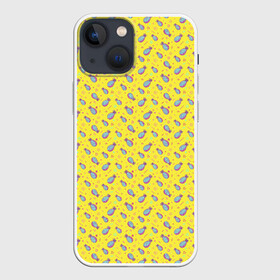 Чехол для iPhone 13 mini с принтом Pineapple Pattern в Курске,  |  | pineapple | ананас | ананасик | ананасовый узор | праздник | фрукты