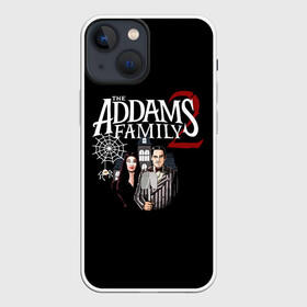 Чехол для iPhone 13 mini с принтом Адамсы в Курске,  |  | halloween | the addams family 2 | адамсы | гомес | горящий тур | мартиша | мультфильм | семейка аддамс | ужасы | хэллоуин