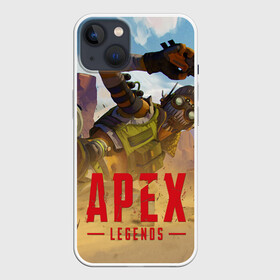 Чехол для iPhone 13 с принтом Октейн в деле в Курске,  |  | apex | apex legends | battle royal | game | games | батл роял | игра | игры | орех