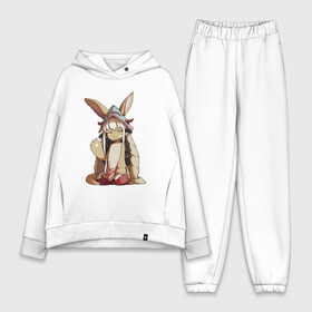 Женский костюм хлопок Oversize с принтом Made in abbys в Курске,  |  | anime | art | cartoon | made in abbys | manga | nanachi | аниме | арт | манга | нанати | наначи | рисунок | рожденный в бездне