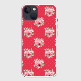 Чехол для iPhone 13 с принтом Красные цветы розы в Курске,  |  | flowers | весна | лето | розочка | розы | цветочки | цветы