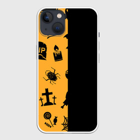 Чехол для iPhone 13 с принтом ЧЕРНО ОРАНЖЕВЫЙ ХЭЛЛОУИН в Курске,  |  | halloween | haloween | pumpkin | тыква | хеллоин | хеллоуин | хелоин | хелоуин | хэллоин | хэллоуин | хэлоин | хэлоуин