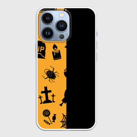 Чехол для iPhone 13 Pro с принтом ЧЕРНО ОРАНЖЕВЫЙ ХЭЛЛОУИН в Курске,  |  | halloween | haloween | pumpkin | тыква | хеллоин | хеллоуин | хелоин | хелоуин | хэллоин | хэллоуин | хэлоин | хэлоуин