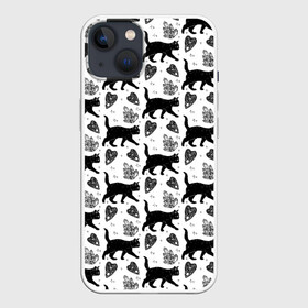 Чехол для iPhone 13 с принтом Patern Halloween 1 в Курске,  |  | 31 | bones | holiday | skull | spider | witches