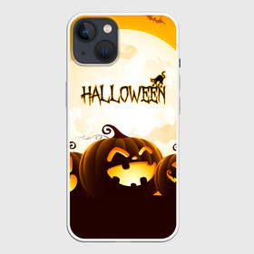 Чехол для iPhone 13 с принтом HALLOWEEN   ХЭЛЛОУИН (ТЫКВЫ). в Курске,  |  | bones | ghost | halloween | pumpkin | skull | кости | летучие мыши | приведение | призрак | скелет | тыква | хеллоуин | хоррор | хэллоуин