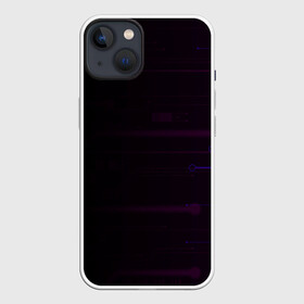 Чехол для iPhone 13 с принтом Технометрия в Курске,  |  | атмосфера | геометрия | математика | пурпур | фиолетовый