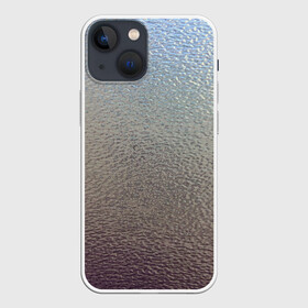 Чехол для iPhone 13 mini с принтом Металликскин в Курске,  |  | блеск | кожа | металл | тектура | хром