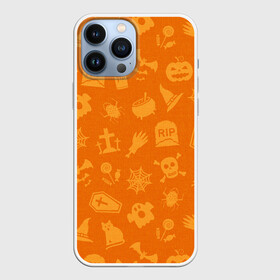 Чехол для iPhone 13 Pro Max с принтом ТЕПЛЫЙ ХЕЛЛОУИН в Курске,  |  | bones | ghost | halloween | haloween | pumpkin | skull | кости | приведение | призрак | скелет | тыква | хеллоин | хеллоуин | хелоин | хелоуин | хоррор | хэллоин | хэллоуин | хэлоин | хэлоуин