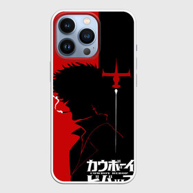 Чехол для iPhone 13 Pro с принтом Ковбой Бибоп с сигаретой в Курске,  |  | anime | bebop | cowboy | netflix | бибоп | бибуб | бибуп | ковбой | нетфликс