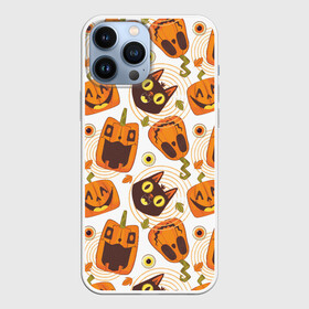 Чехол для iPhone 13 Pro Max с принтом Patern Halloween 10 в Курске,  |  | 31 | bones | holiday | skull | spider | witches