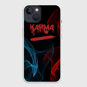 Чехол для iPhone 13 с принтом Karma, No Fun в Курске,  |  | karma | neon | no fun | nofun | smoke | настроение | питер