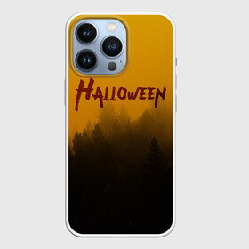 Чехол для iPhone 13 Pro с принтом НОЧНОЙ ЛЕС В ХЕЛЛОУИН   FOREST HALLOWEEN BATS в Курске,  |  | bats | bones | forest | ghost | halloween | pumpkin | skull | кости | лес | летучие мыши | приведение | призрак | скелет | тыква | хеллоуин | хоррор | хэллоуин