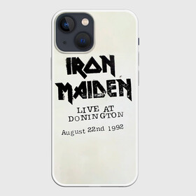 Чехол для iPhone 13 mini с принтом Live at Donington   Iron Maiden в Курске,  |  | iron maiden | адриан смит | айран | айрон | группа | дэйв мюррей | железная дева | ирон | майден | мейд | мейден | метал | мрачный | музыка | песни | рок | стив харрис | тяжелый | хеви | хевиметал