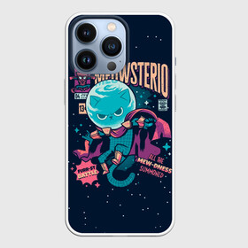 Чехол для iPhone 13 Pro с принтом mysterio cat 3d в Курске,  |  | 3d | cat | comics | cute | hero | kitten | kitty | mysterio | mysterio cat 3d | retro | spider | villain | звезды | комиксы | космос | кот | коты | кошка | кошки | мистика