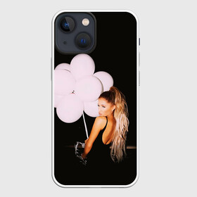 Чехол для iPhone 13 mini с принтом Ариана с шариками в Курске,  |  | ariana grande | pop | rap | rep | ариана гранде | исполнители | исполнитель | музыка | поп | попса | реп